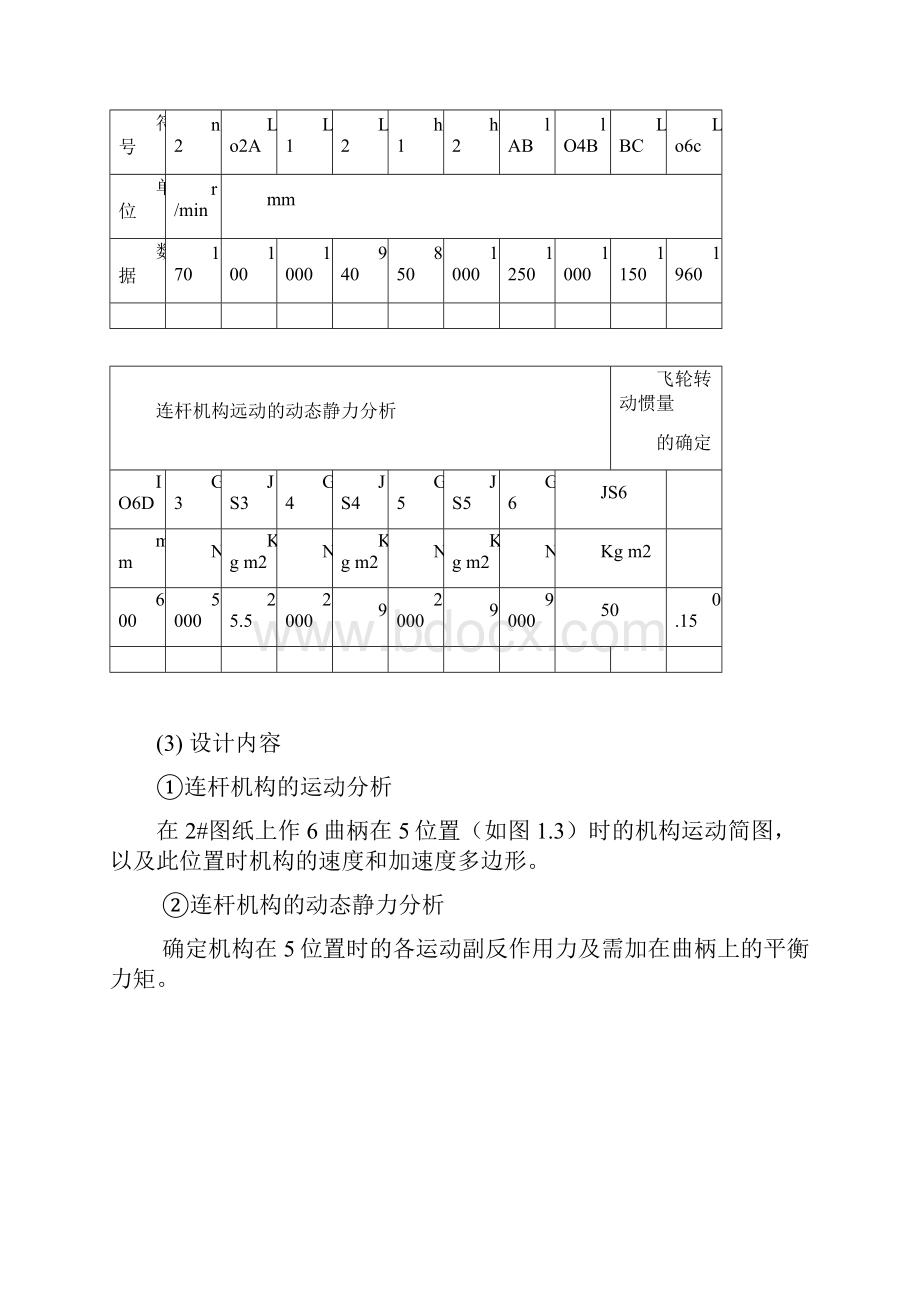 机械原理课程设计颚式破碎机.docx_第3页