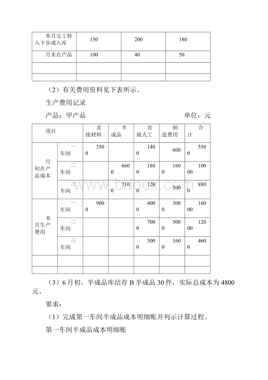 综合结转分步法练习题答案.docx_第2页