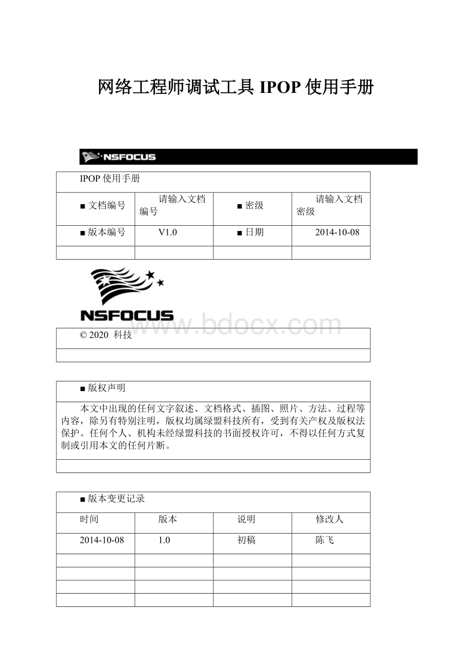 网络工程师调试工具IPOP使用手册.docx_第1页