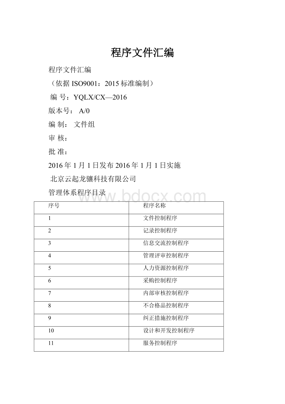 程序文件汇编.docx_第1页