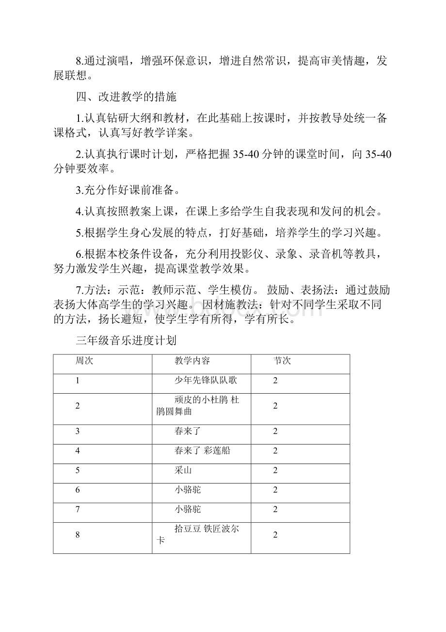 小学三年级音乐下册教案.docx_第2页