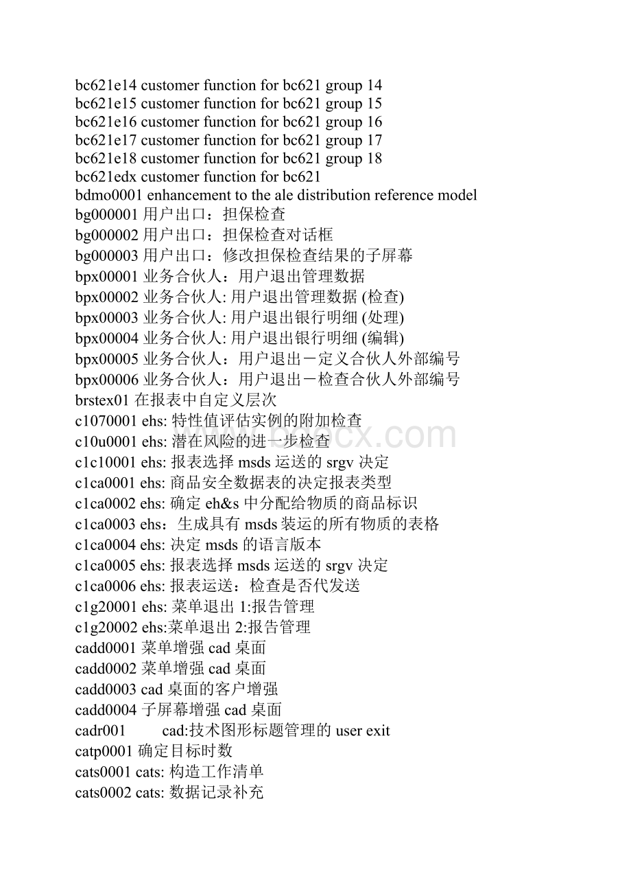 SAP所有模块用户出口.docx_第3页