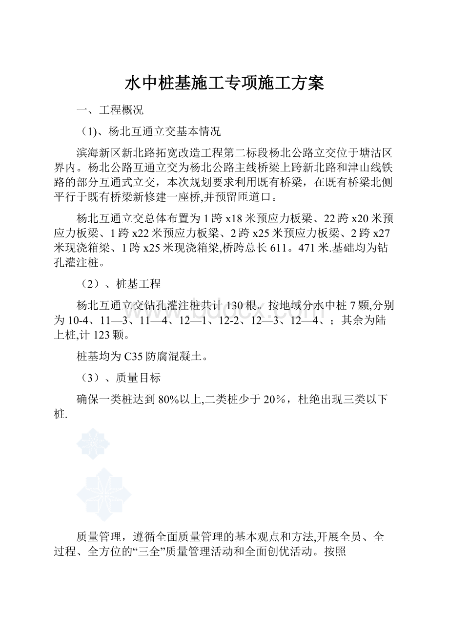 水中桩基施工专项施工方案.docx