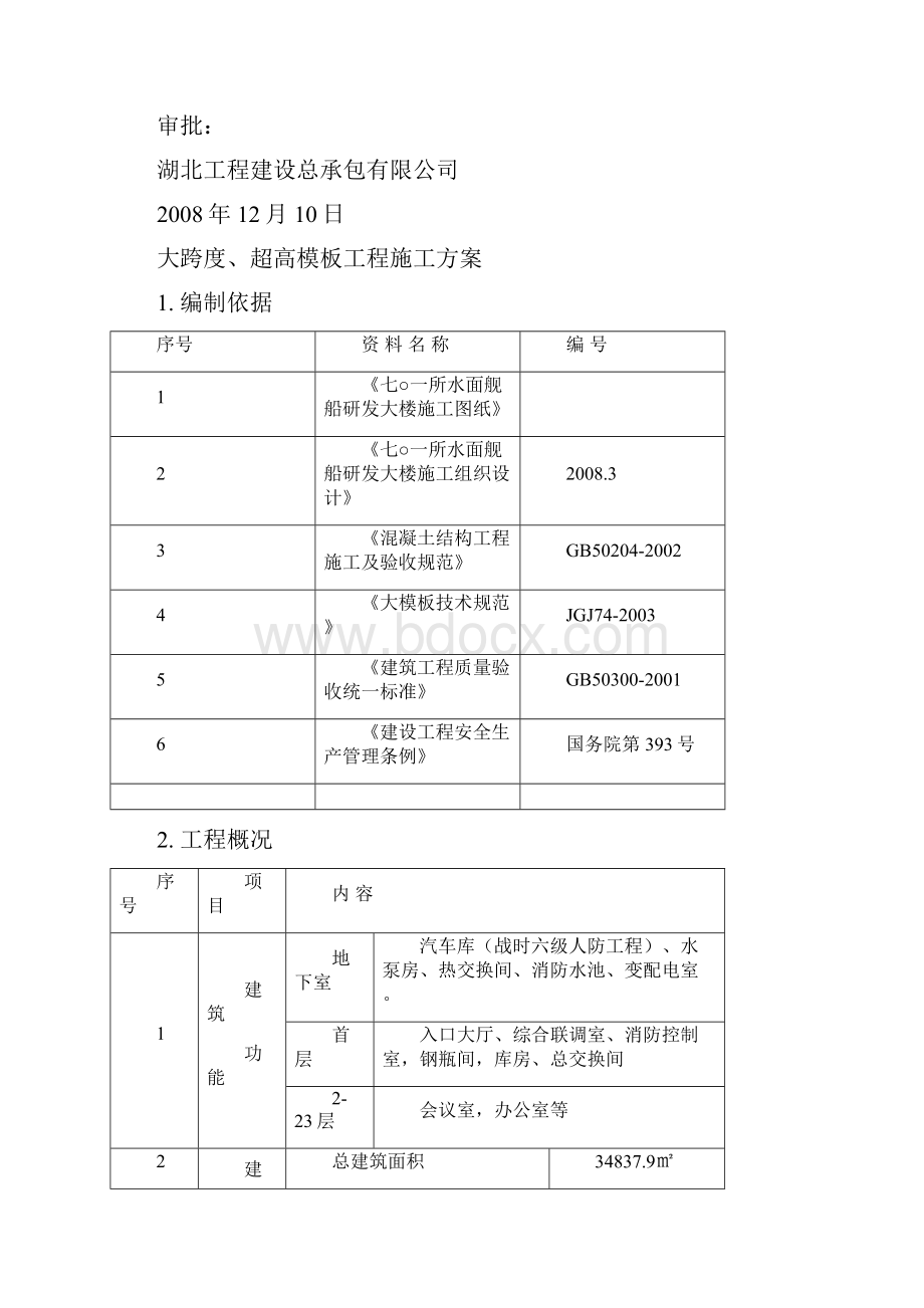 大跨度超高模板砼工程施工方案.docx_第2页