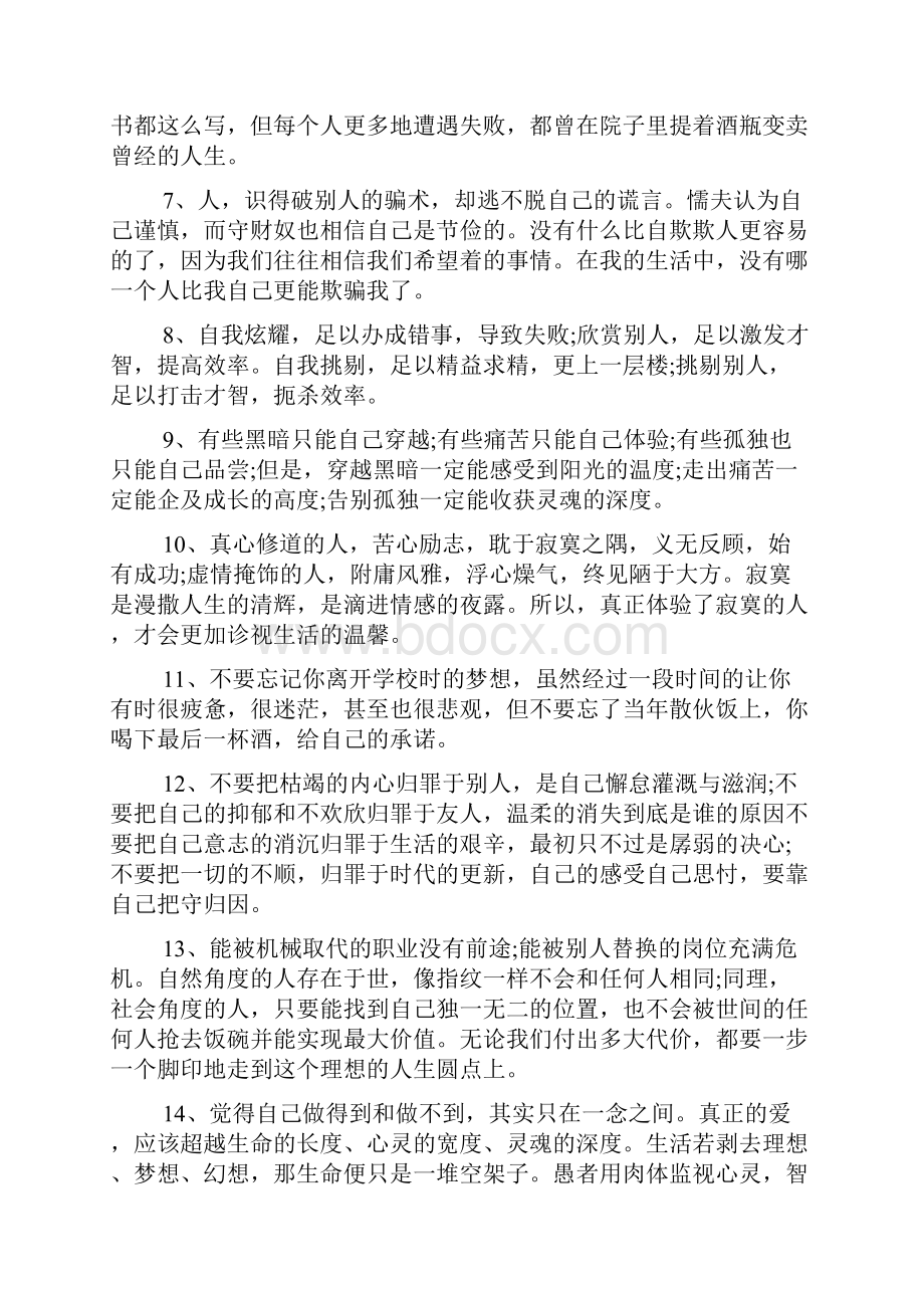 在路上励志语录人生路上的经典句子.docx_第2页