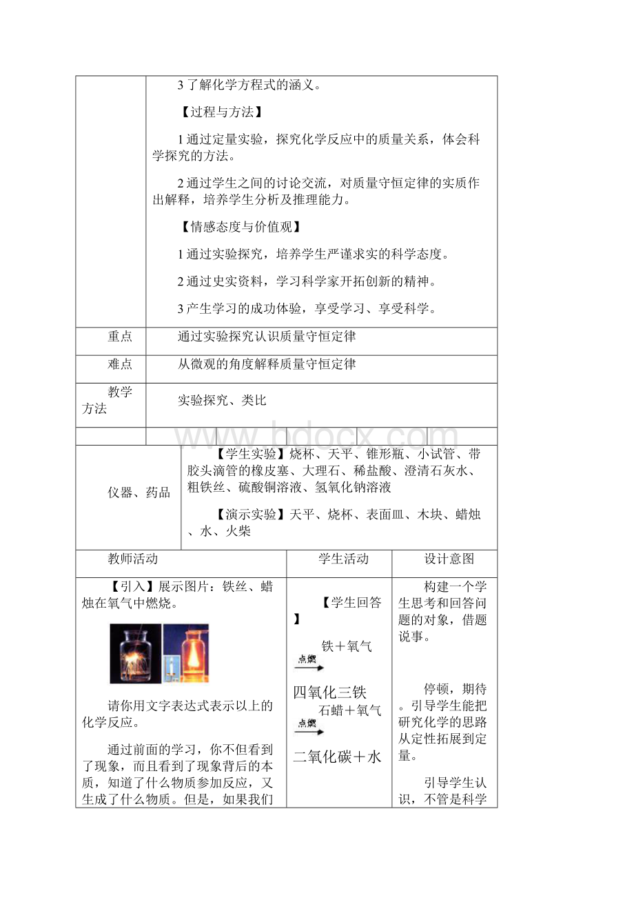 《质量守恒定律》教案.docx_第3页