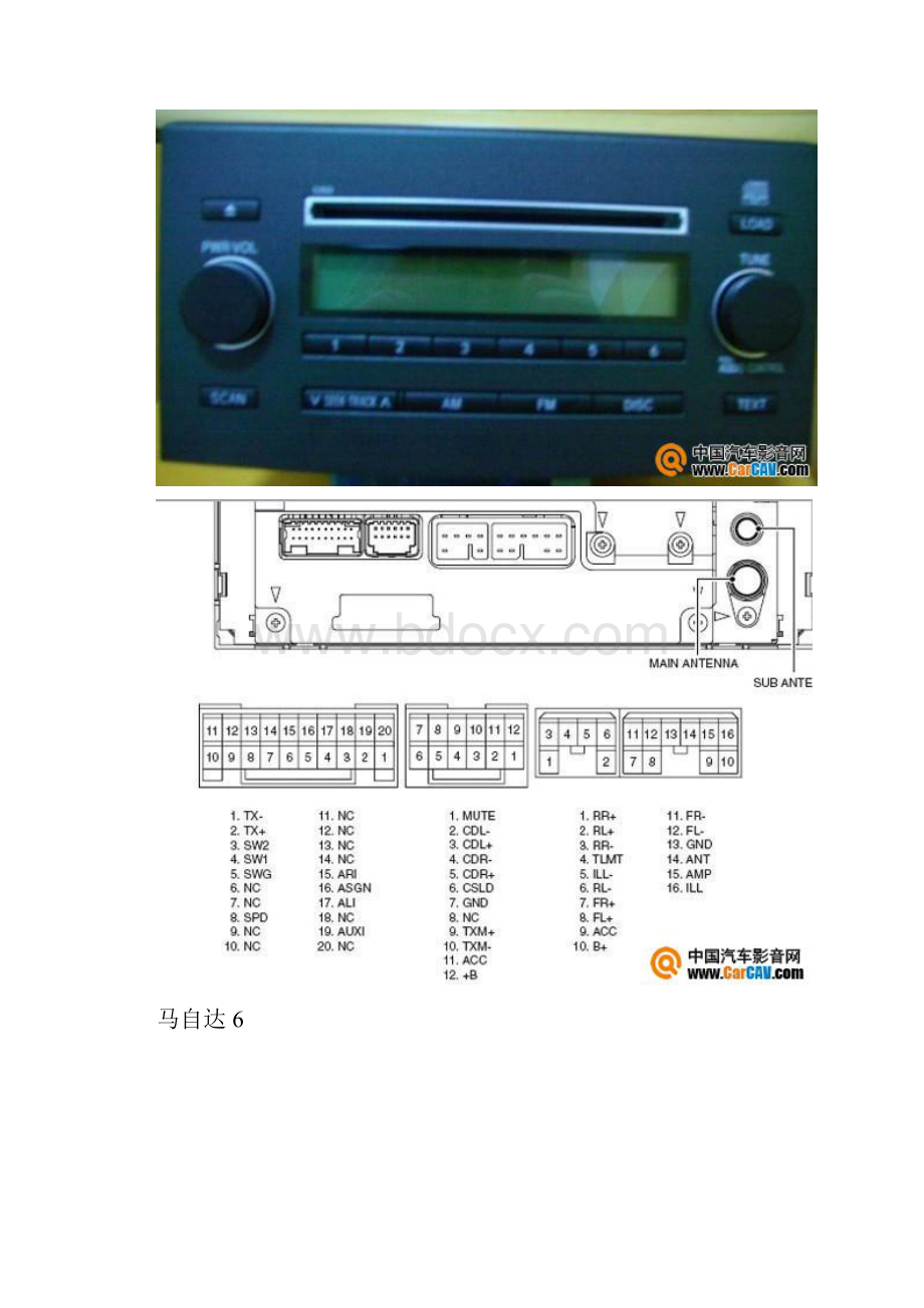 各款车型原车CD接线图解.docx_第2页