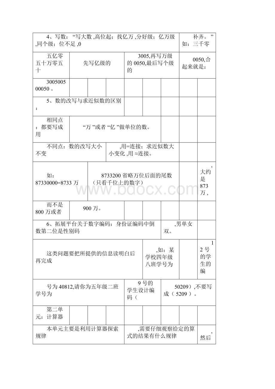 青岛版四年级上册数学知识点复习doc.docx_第2页