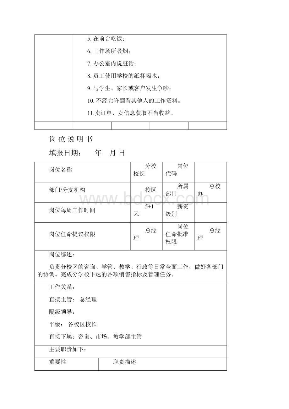 培训学校各岗位职责说明书.docx_第3页