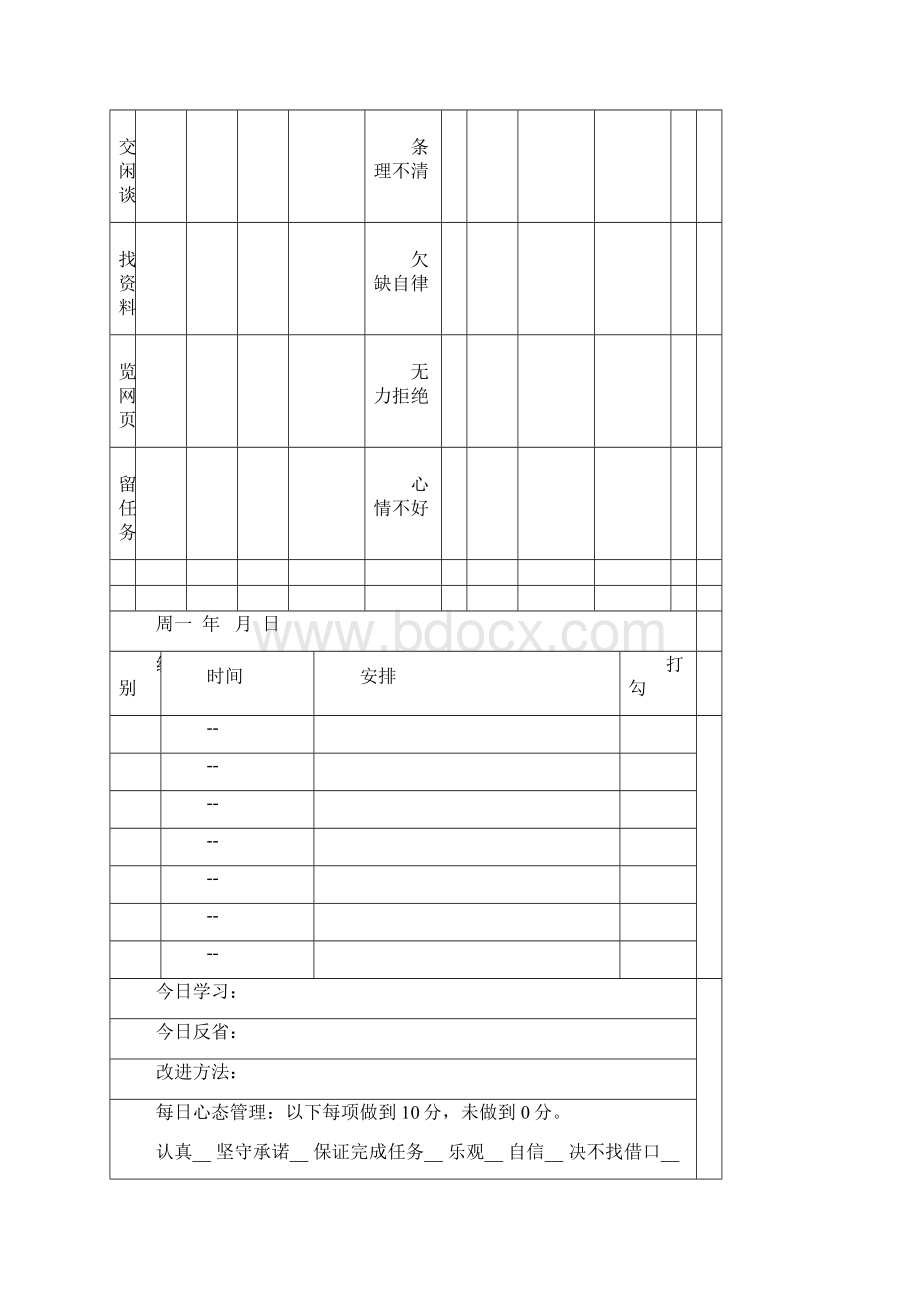 考研月计划与周计划表格.docx_第3页