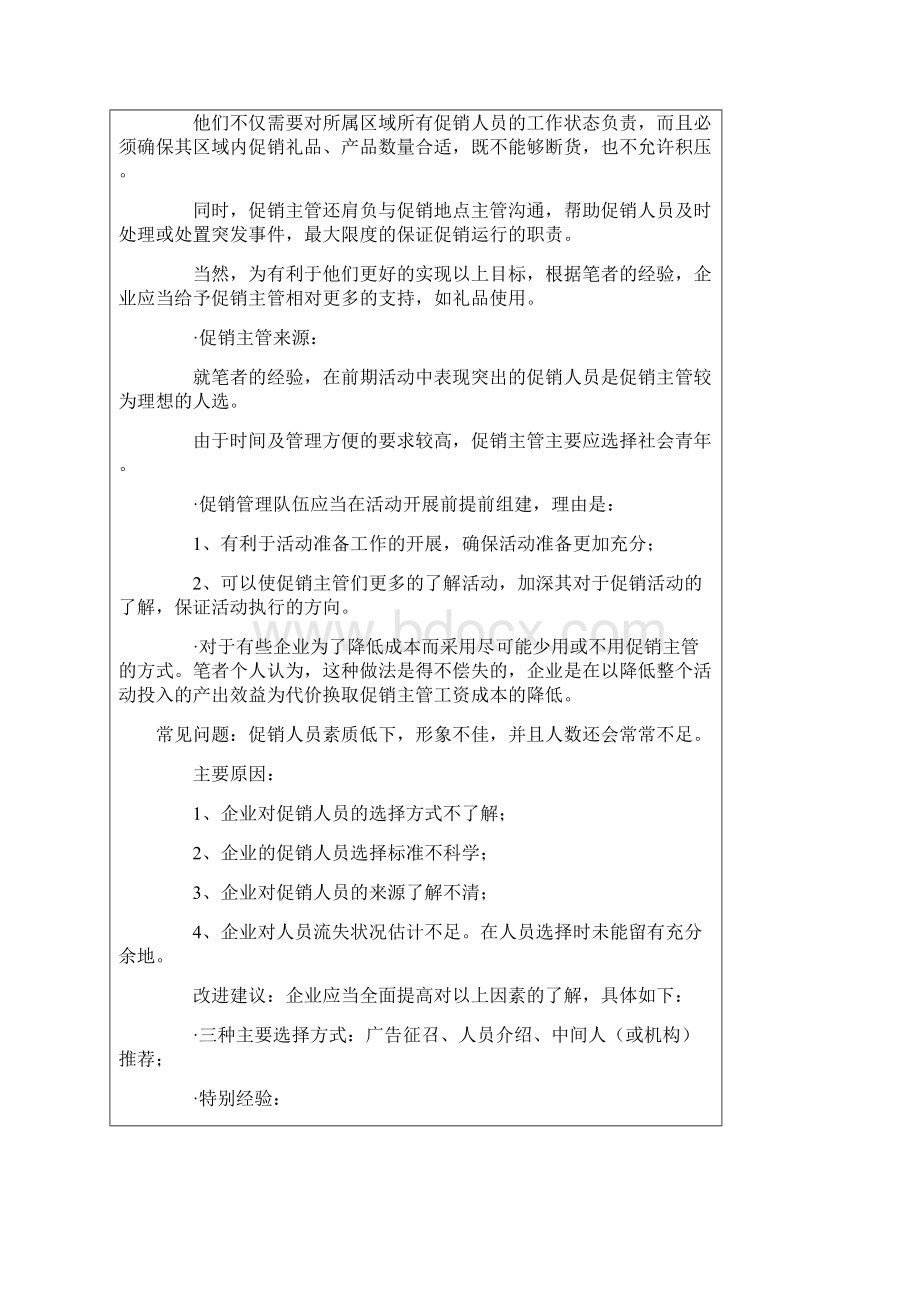 促销人员管理常见问题及其解决之道.docx_第3页