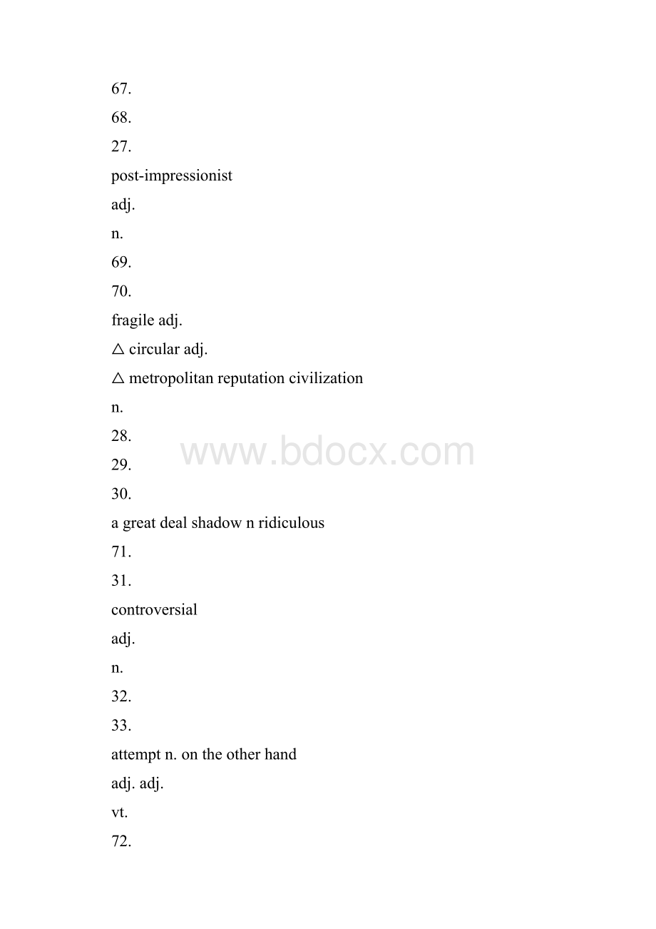 人教版高中英语选修6单词默写简化英汉互译.docx_第3页