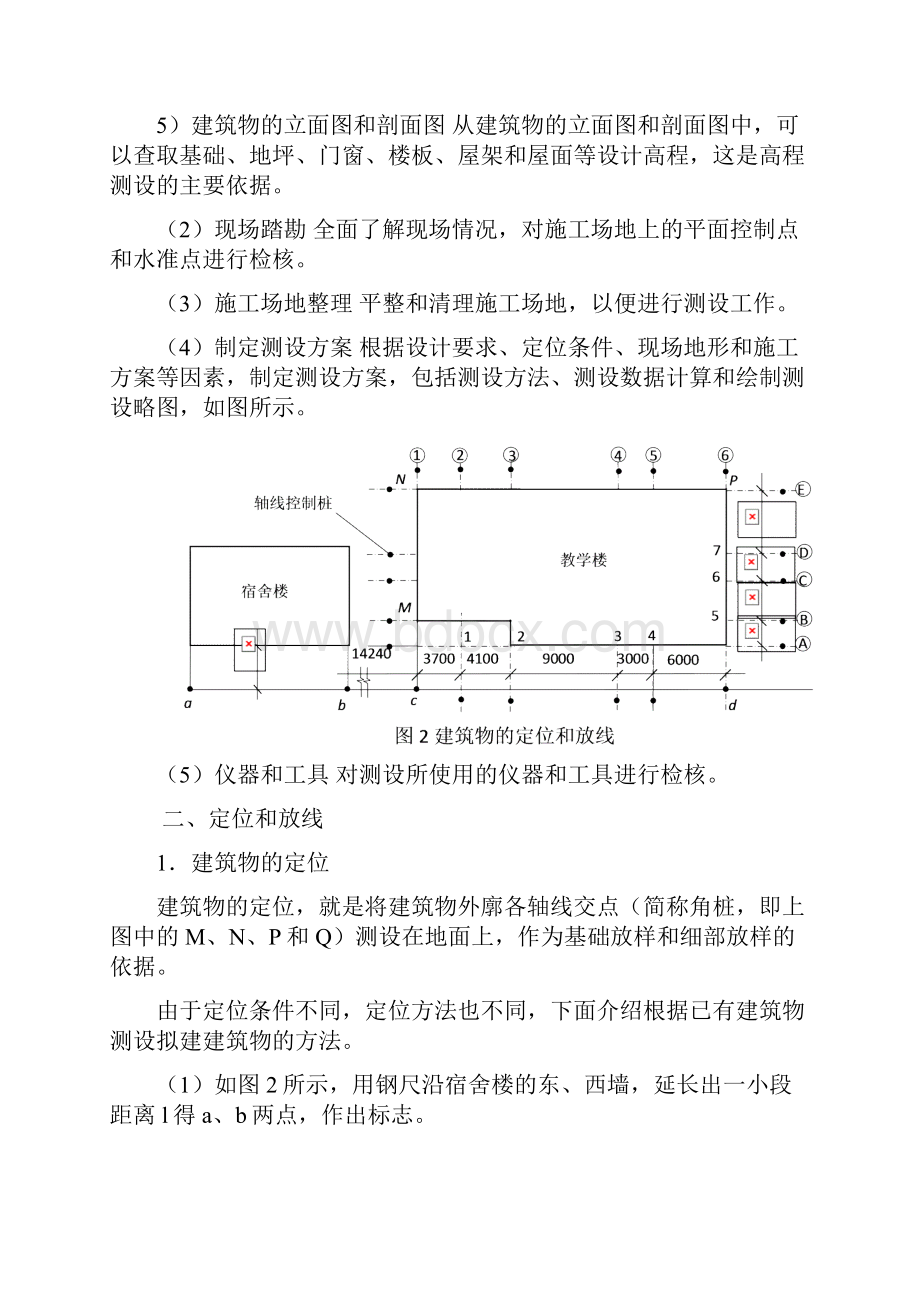 多层高层民用建筑施工测量施工员测量放线步骤步骤详细.docx_第2页