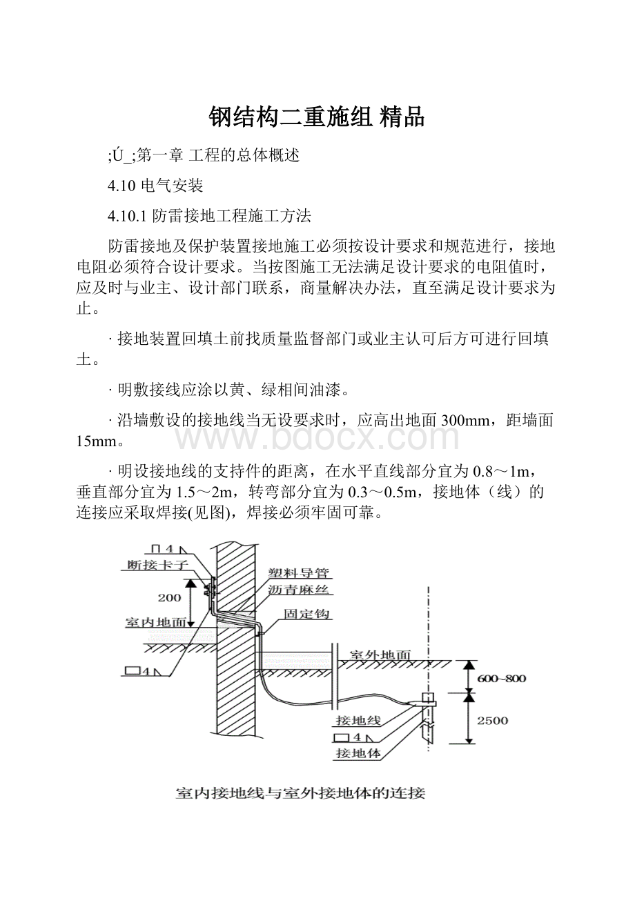 钢结构二重施组 精品.docx