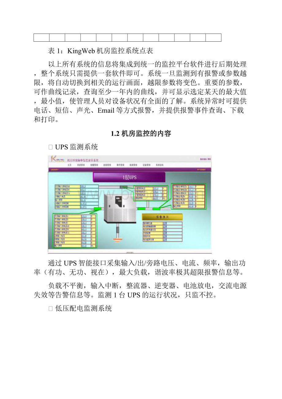 数据中心机房建设项目环境监控系统设计方案.docx_第3页