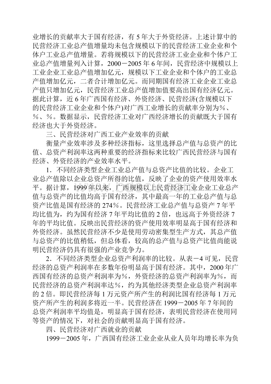 民营经济对广西经济社会发展贡献分析.docx_第2页