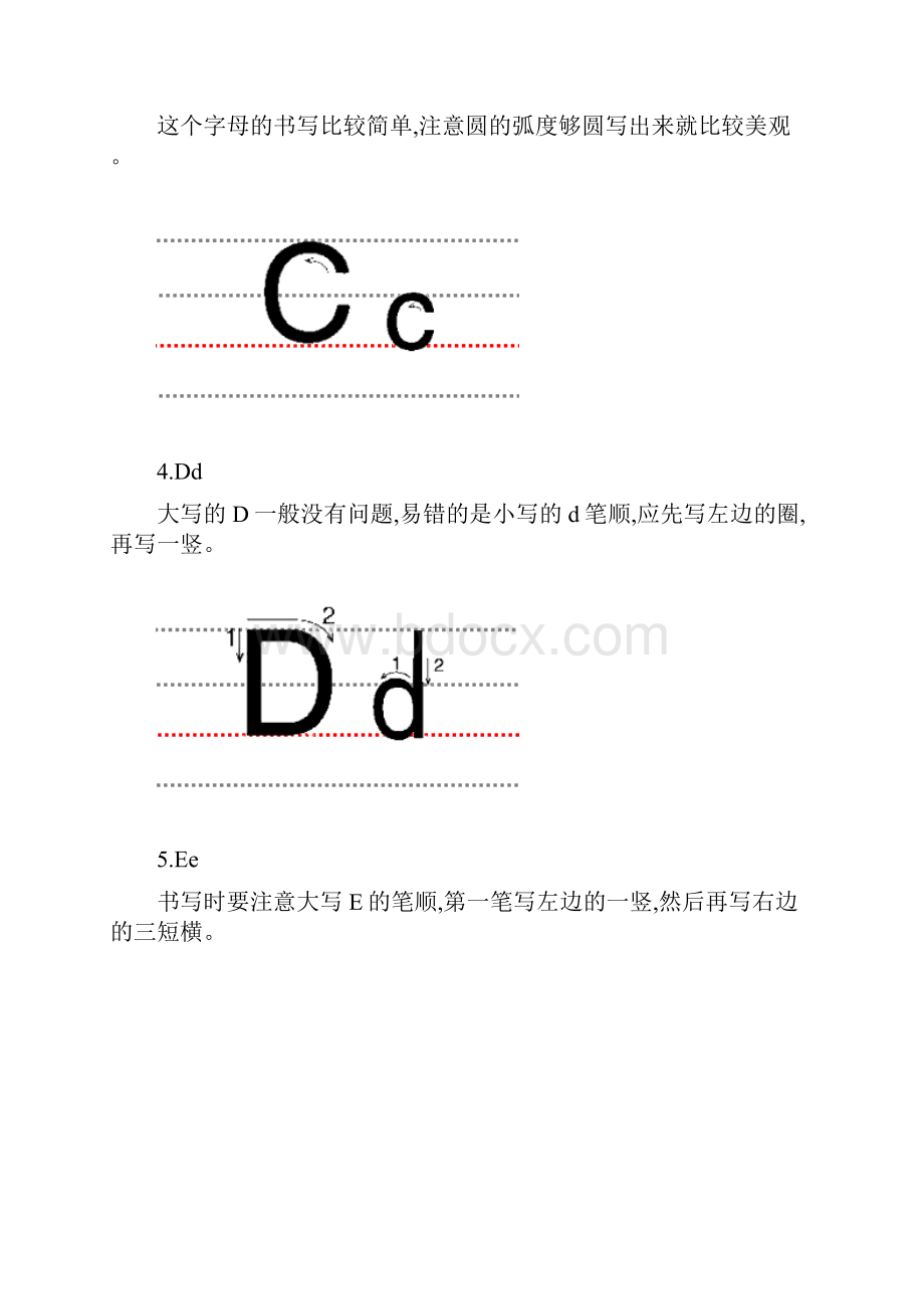 小学英语规范书写标准详解.docx_第2页