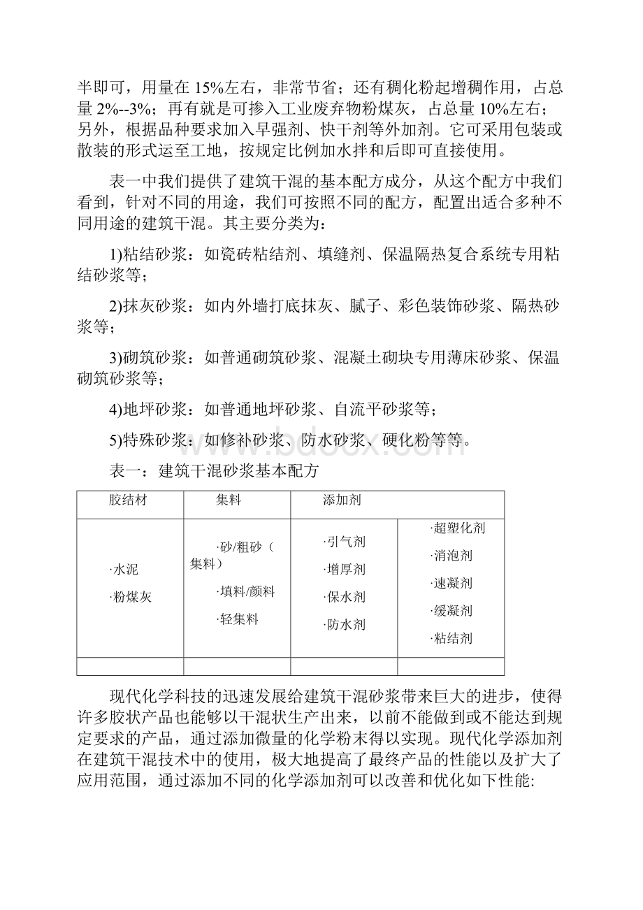 干混砂浆生产设备项目可行性分析报告.docx_第3页