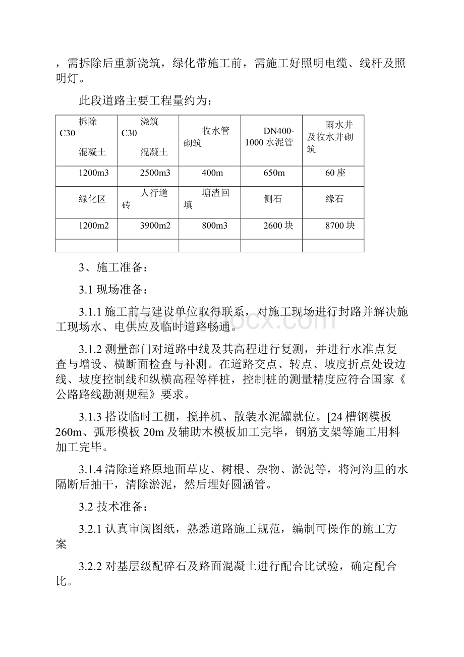 榭西路盛业路旺业路施工组织设计.docx_第2页