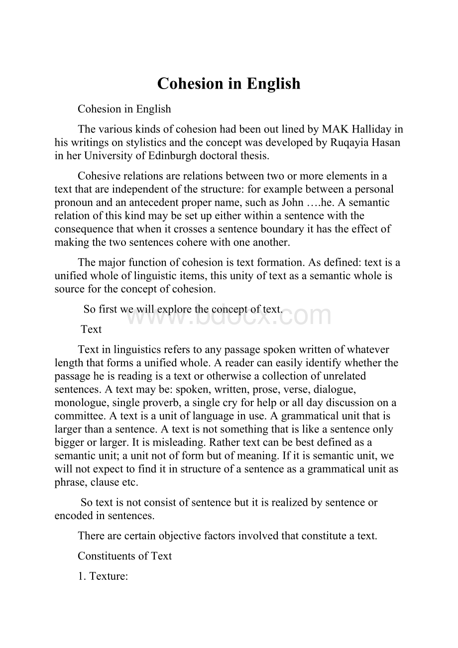 Cohesion in English.docx