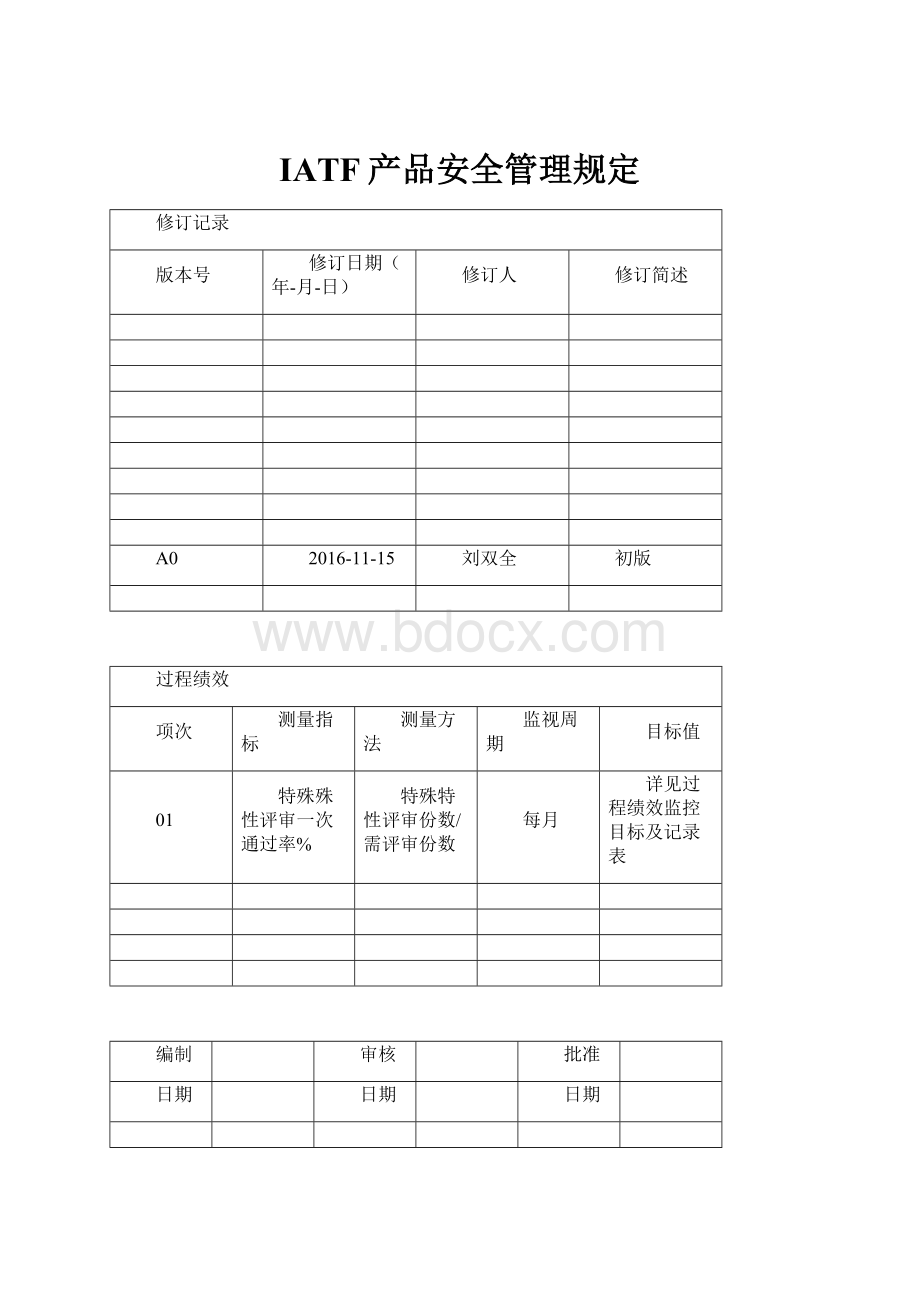 IATF产品安全管理规定.docx