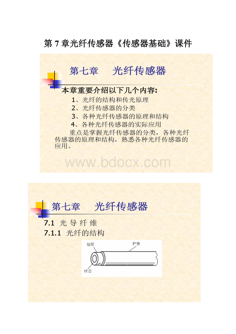 第7章光纤传感器《传感器基础》课件.docx