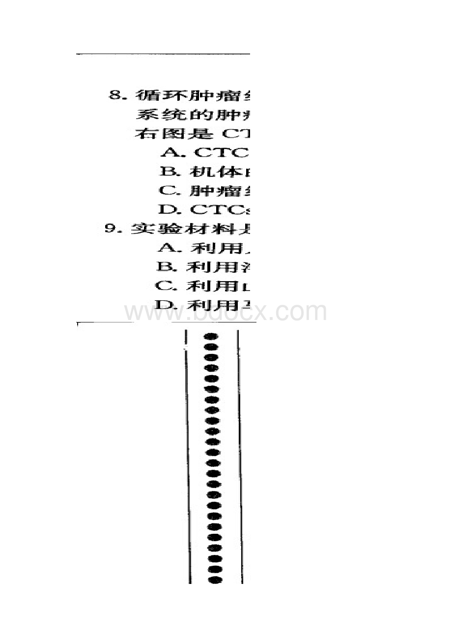 届河北省衡水中学高三上学期五调考试生物试题 扫描版.docx_第3页