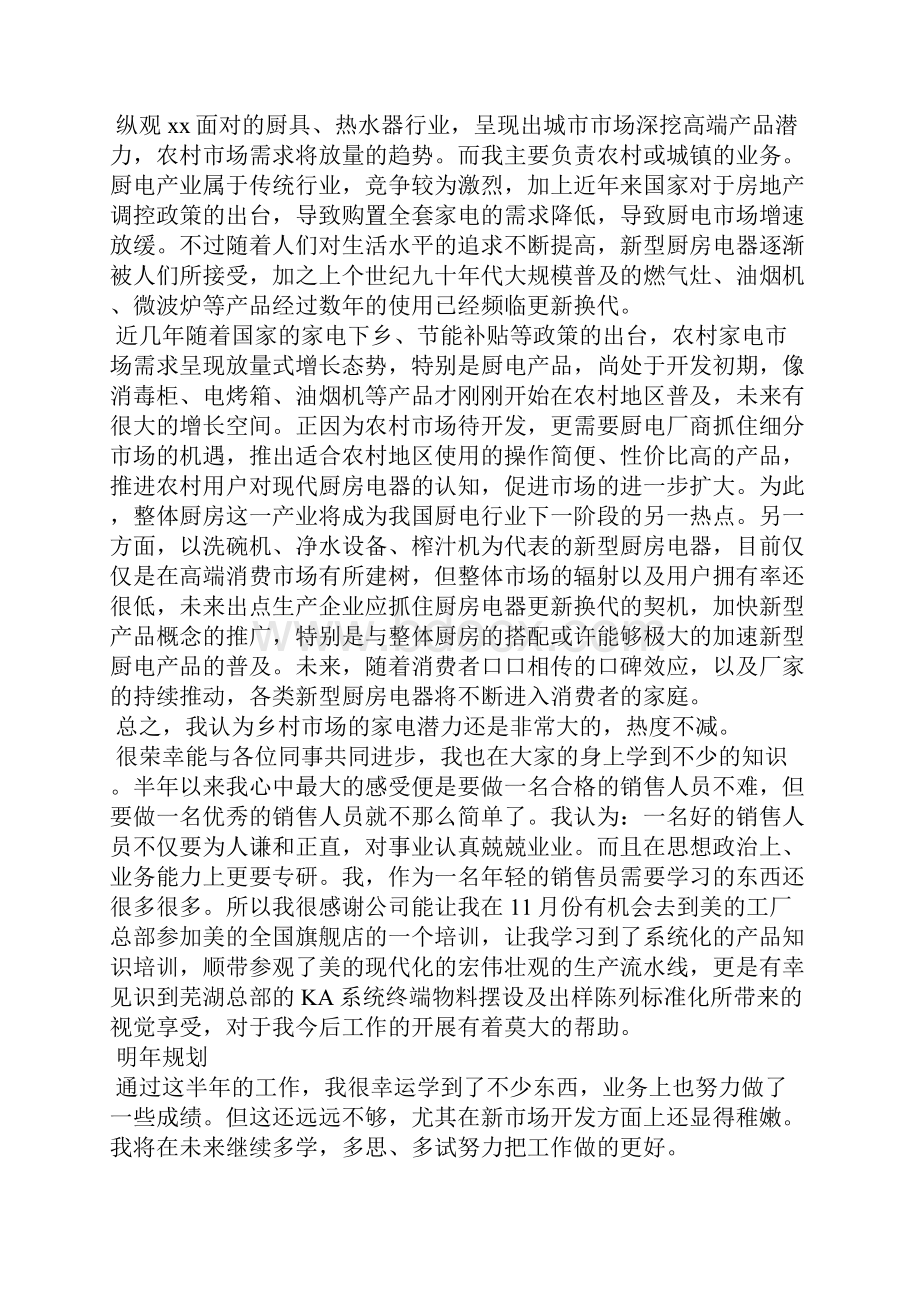 销售工作总结与工作计划三篇.docx_第2页