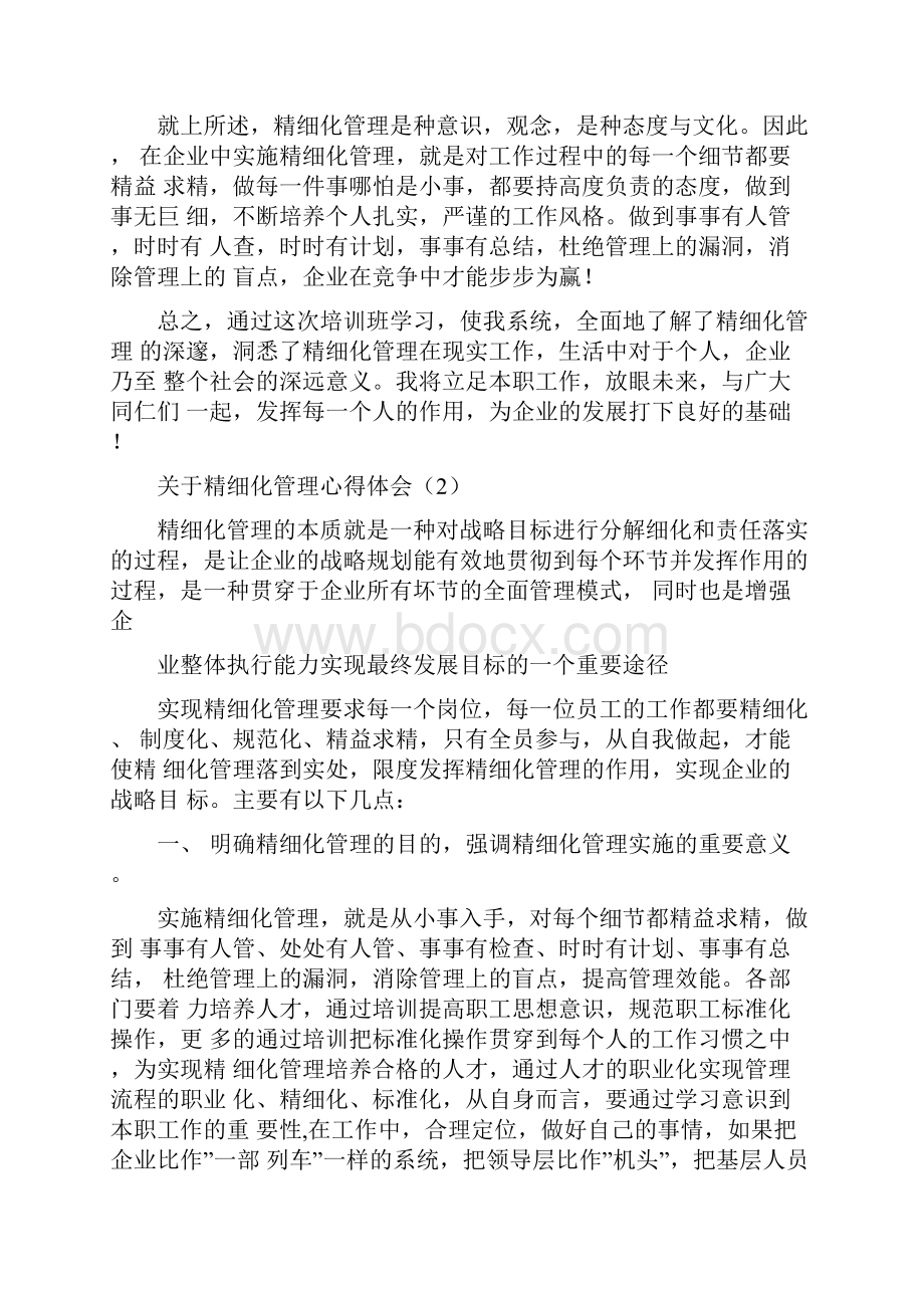 关于精细化管理心得体会5篇.docx_第2页