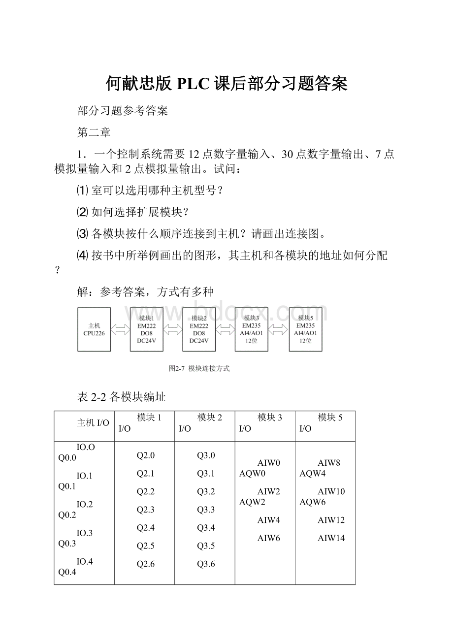 何献忠版PLC课后部分习题答案.docx_第1页