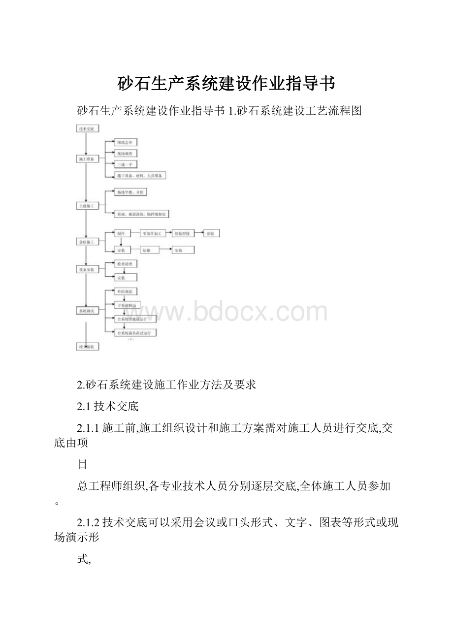 砂石生产系统建设作业指导书.docx_第1页