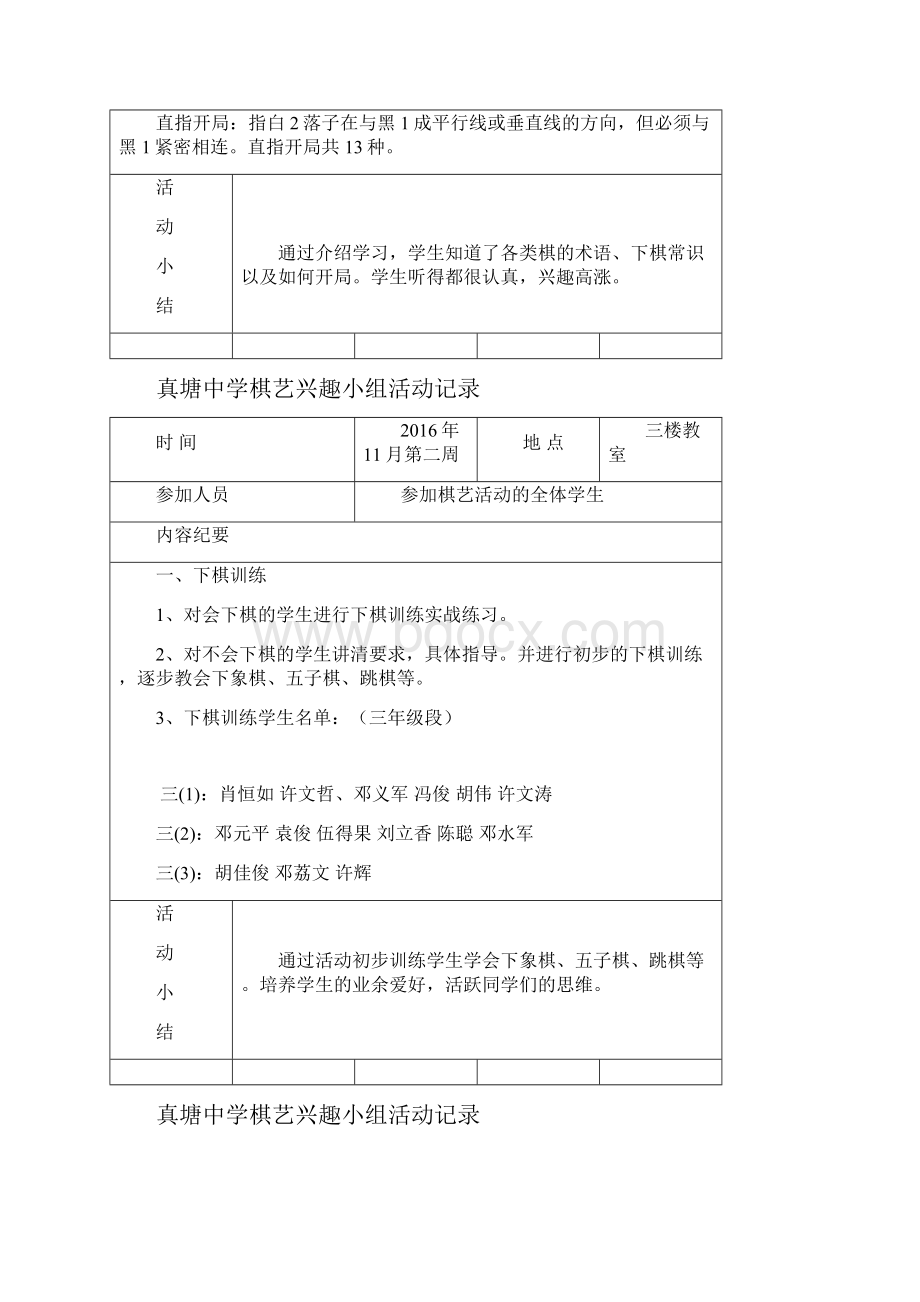 棋艺小组活动记录1分析.docx_第3页