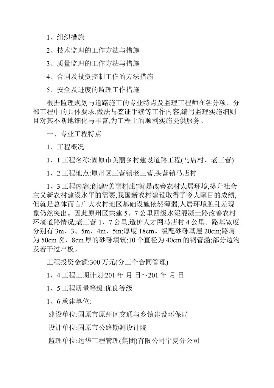 美丽乡村道路监理实施细则.docx_第3页