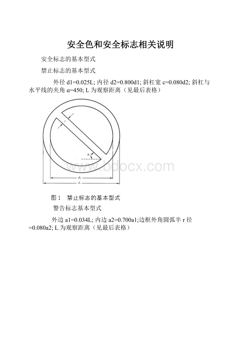 安全色和安全标志相关说明.docx