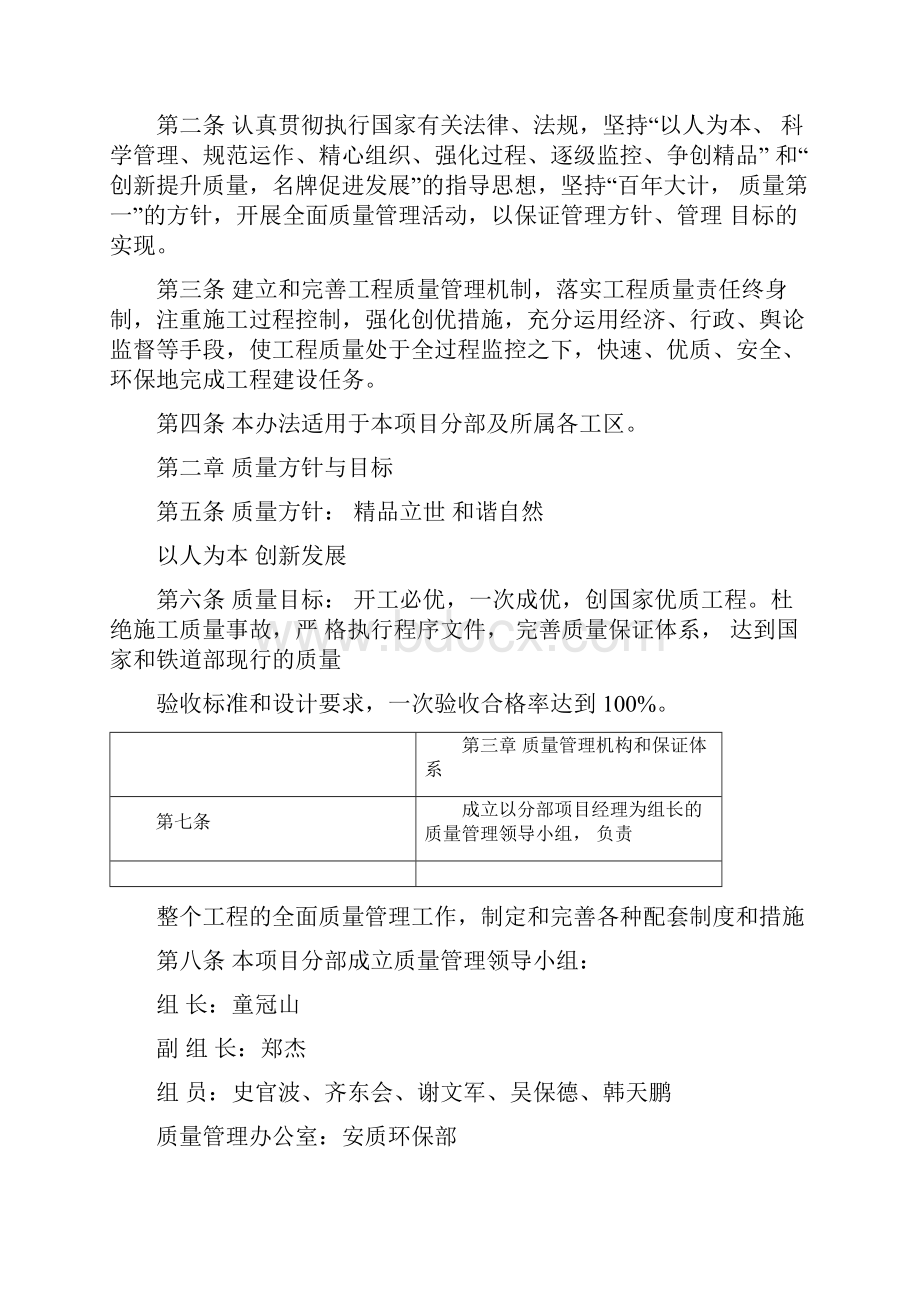 某工程质量管理管理实施细则.docx_第3页