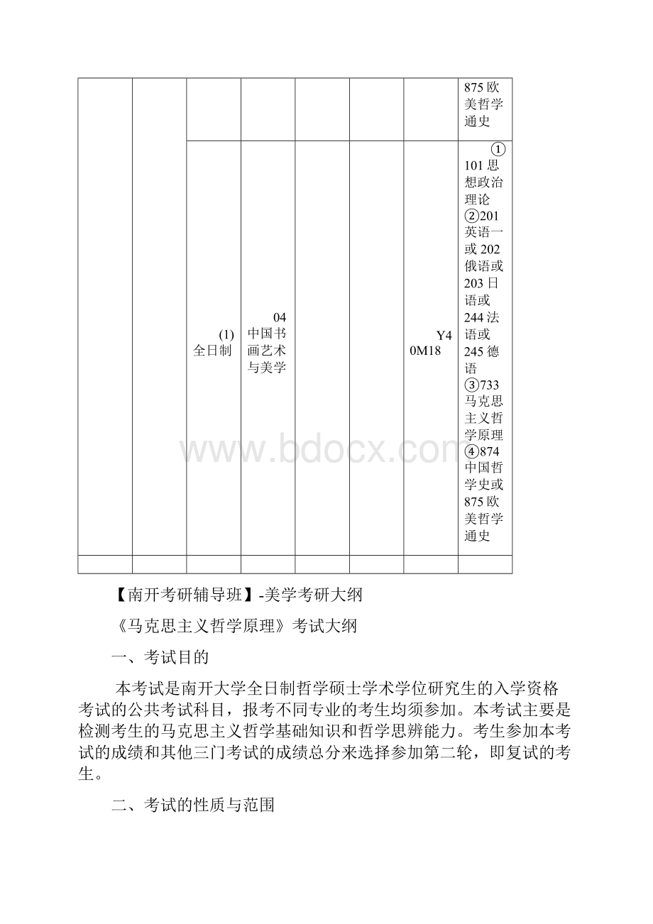 南开考研辅导班美学考研科目考研参考书考研分数线考研经验.docx_第3页