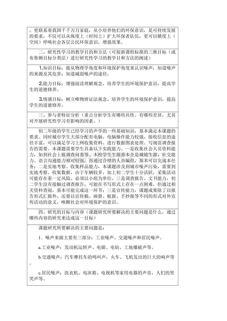 研究性学习噪声的危害和控制.docx_第2页