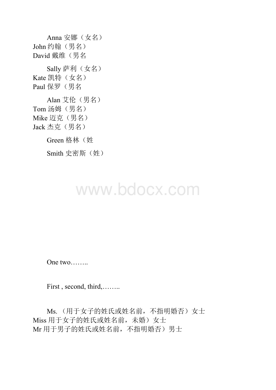 学年人教版初一英语上册单元知识点期中期末复习.docx_第2页