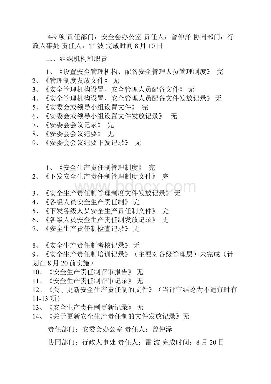 一级标准化需准备的制度记录清单.docx_第2页