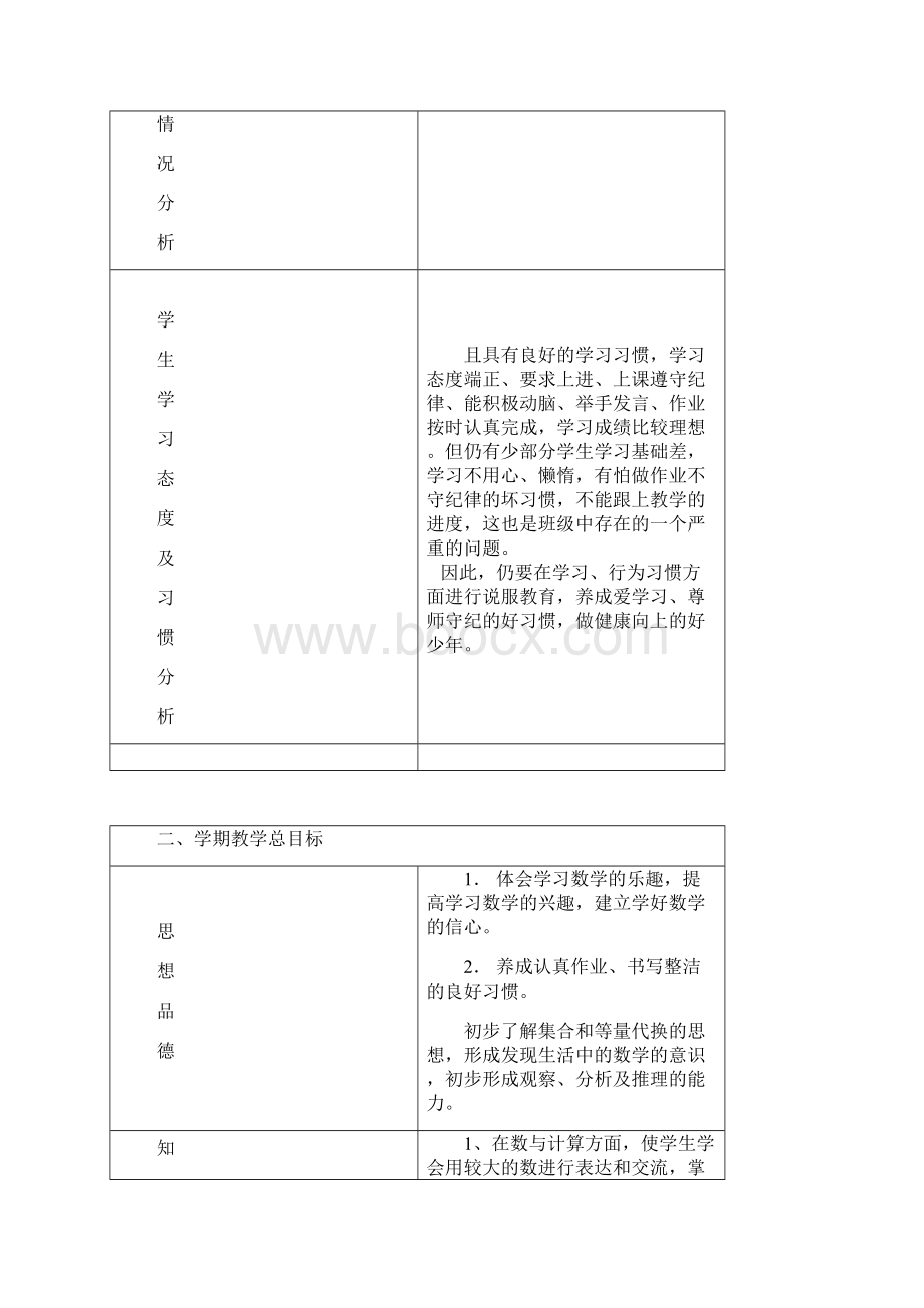 人教版小学数学四上数学教学计划及第一单元教案.docx_第2页