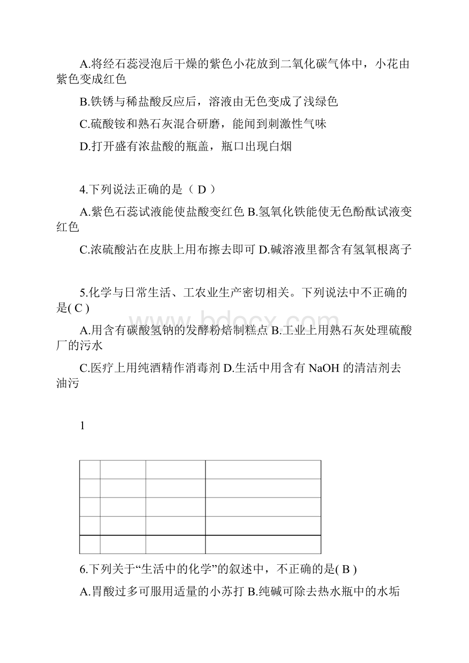 复分解反应盐和化肥专项练习题.docx_第2页