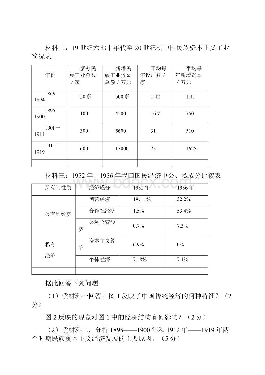 高一政史地岳麓版历史必修二试题精选共38页.docx_第3页