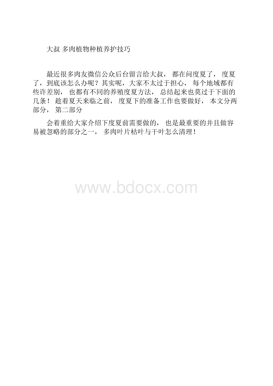 多肉叶片的清理与枯叶处理方法.docx_第3页