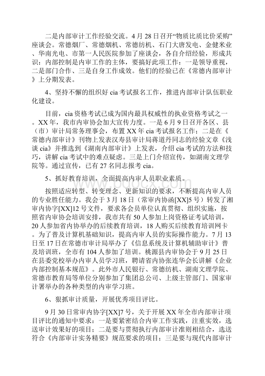 内部审计师工作总结精.docx_第3页