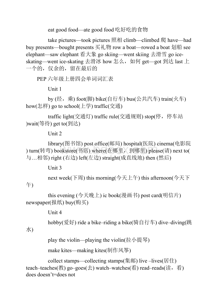 小升初英语考试基础词汇大全.docx_第2页