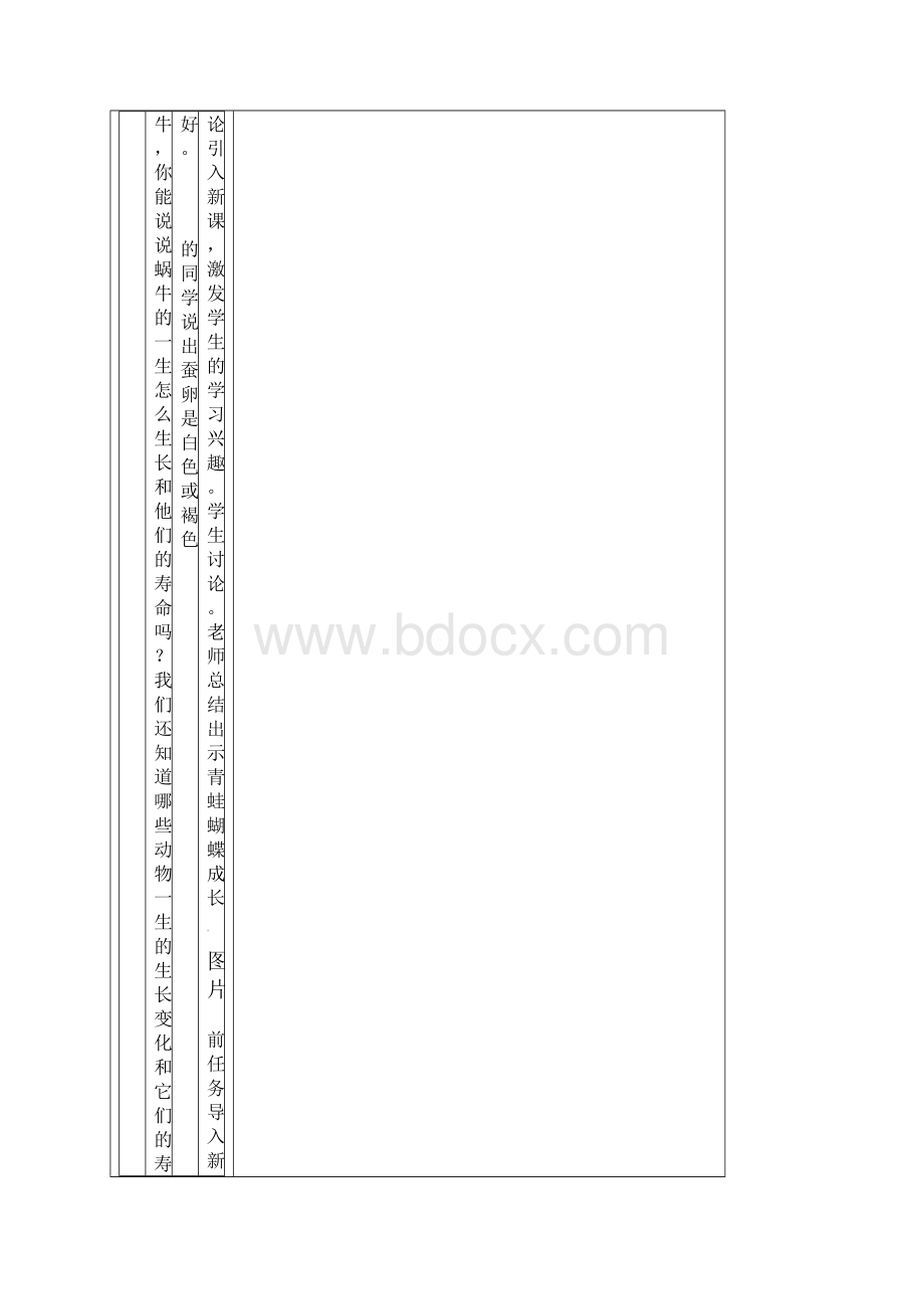 教科版《蚕的生长变化》公开课优秀教案 1.docx_第3页