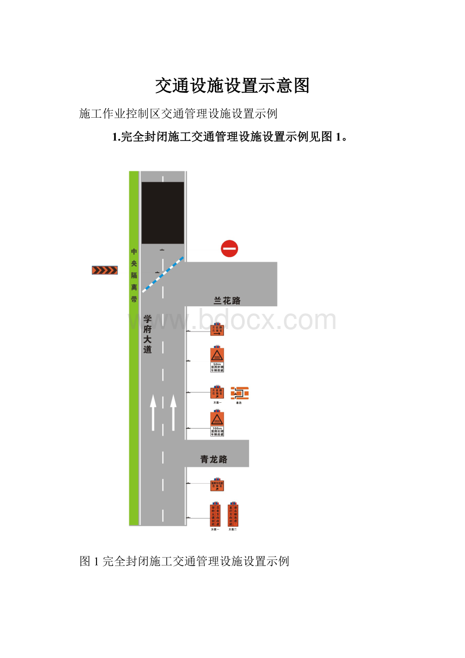 交通设施设置示意图.docx_第1页