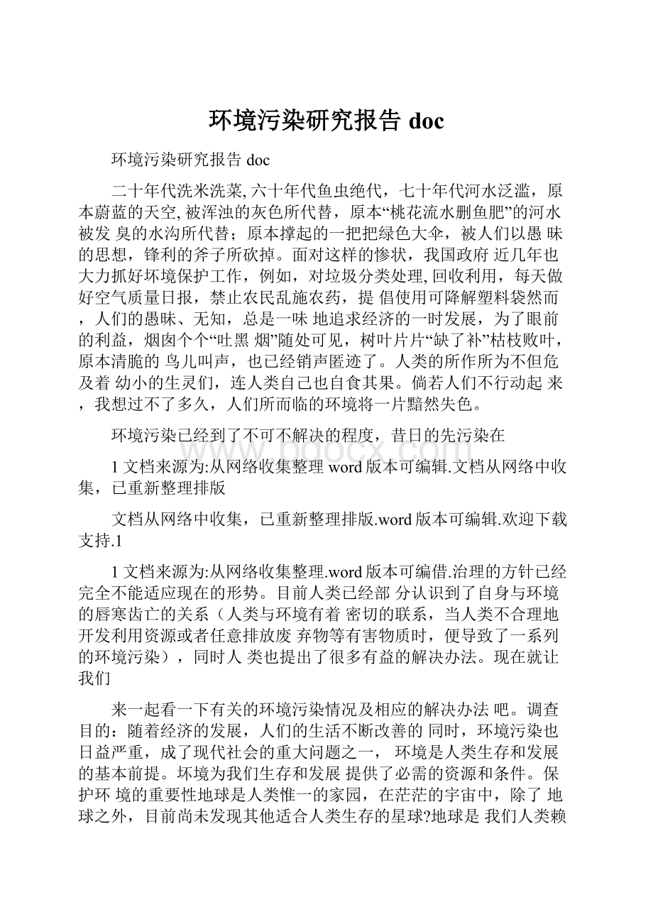 环境污染研究报告doc.docx