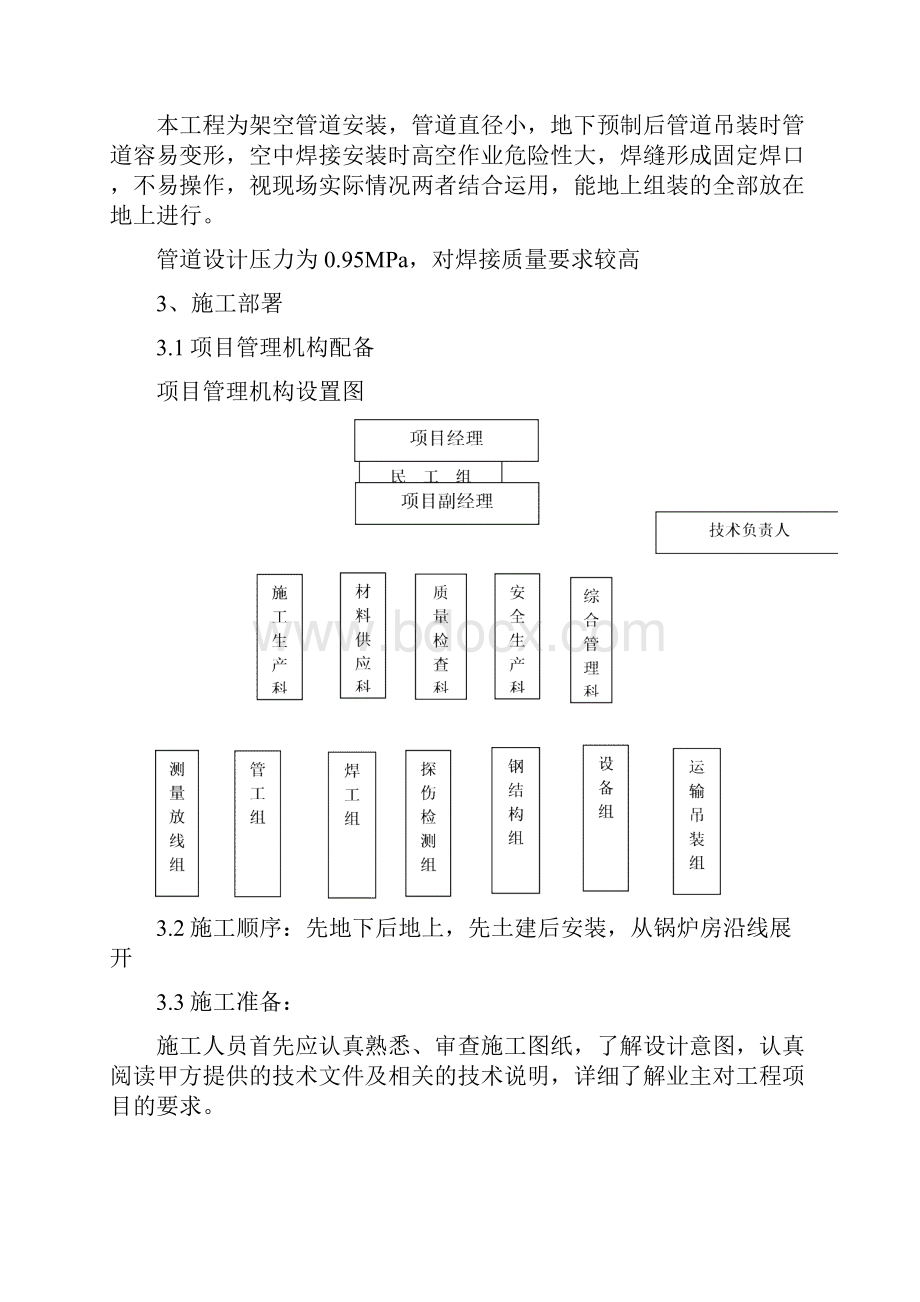 蒸汽外网管道施工组织设计.docx_第2页