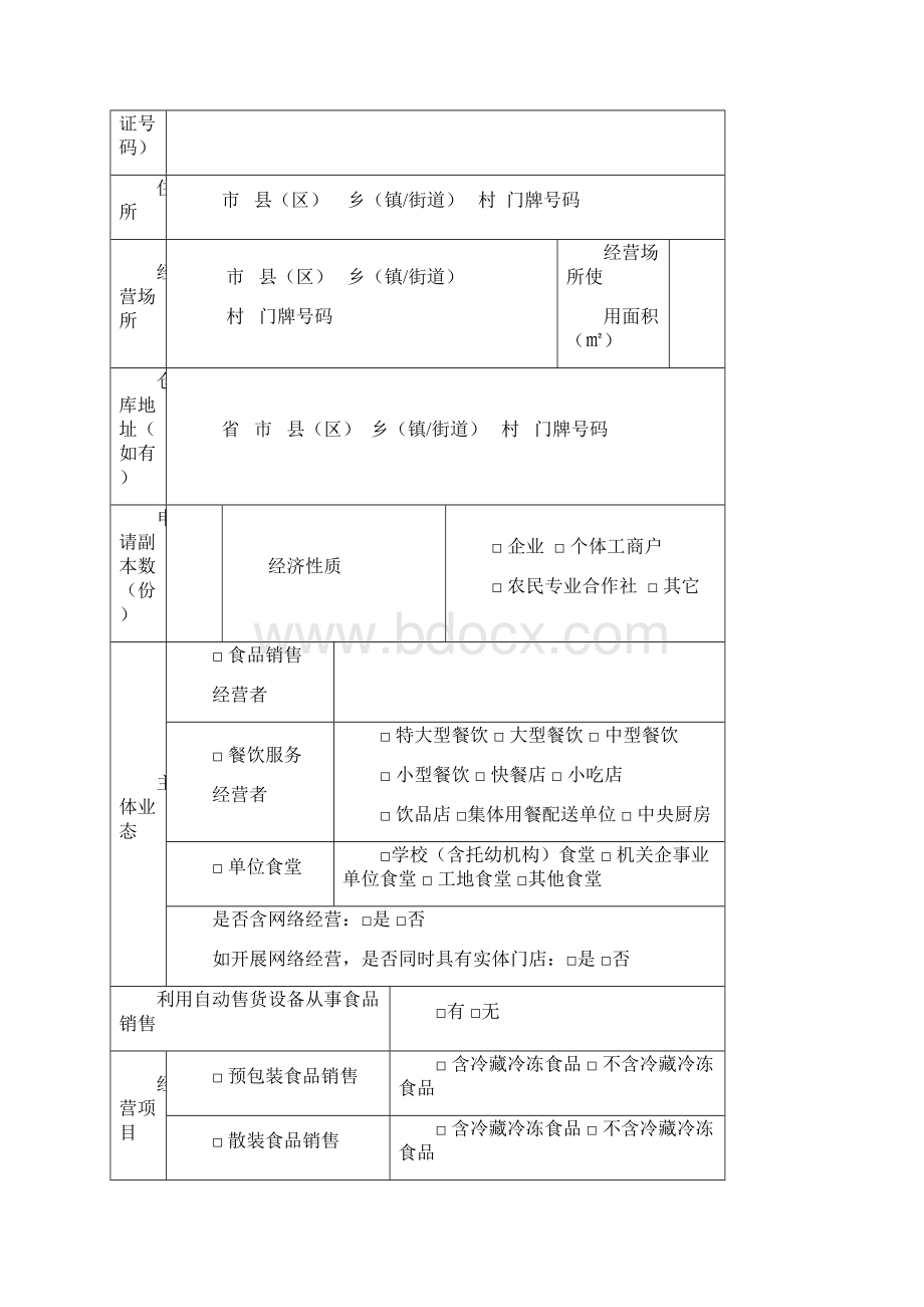 版四川省食品经营许可申请表资料.docx_第3页